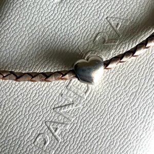 Authentic Pandora Solid Heart Charm
